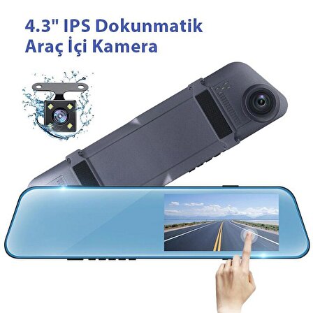 4.3'' inch IPS Araç İçi Ekranlı Ayna