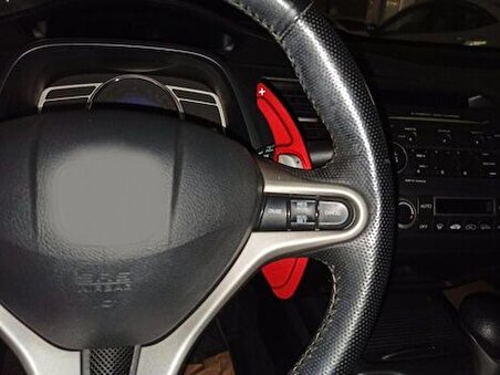 Honda Civic FD6 2006-2011 Paddle Shift Kırmızı (F1 Vites Pedal Kulakçığı)