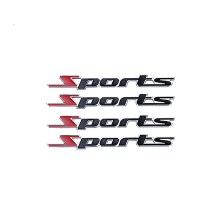 Sports Bagaj ve Çamurluk Logosu 4Lü