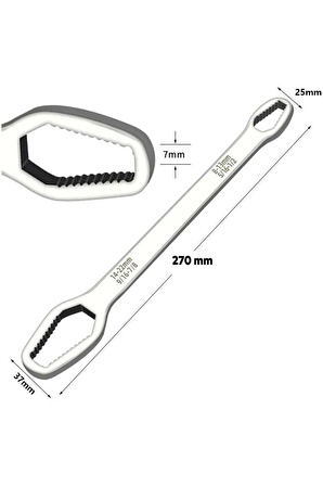 Çift Ağızlı Çoklu Tamir Anahtarı Multi Wrench 8 Mm – 22 Mm