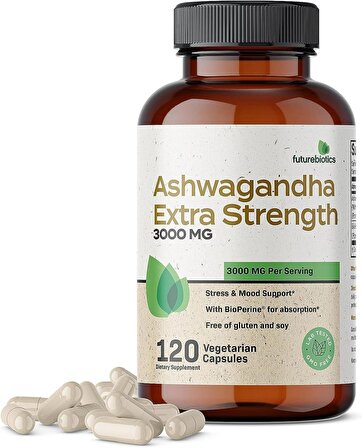 Futurebiotics Ashwagandha Extra Strength 3000 mg 120 Kapsül 