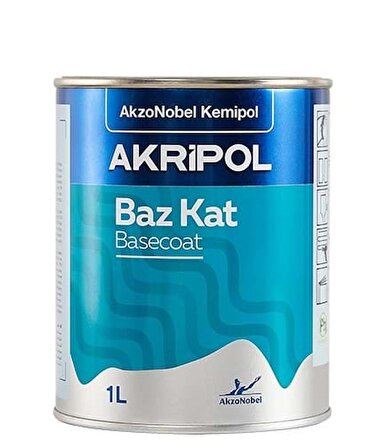 AkzoNobel Akripol Bazkat FİAT Fİ486 KRİSTAL MAVİ Akrilik Sonkat Oto Boyası 1 Litre