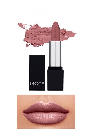 Note Mattever Lipstick Yarı Mat Saten Bitişli Ruj 08 Unconventional Rose - Koyu Nude
