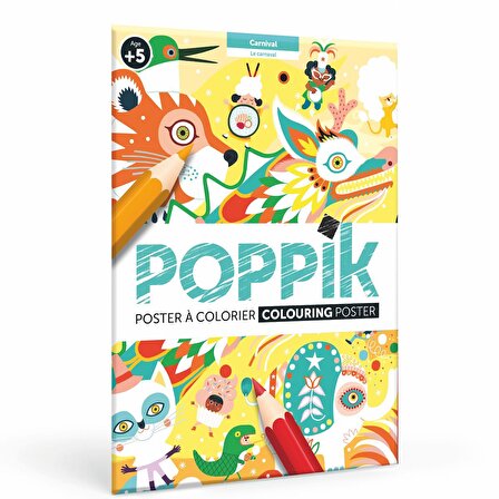 Poppik Colouring Carnaval Poster