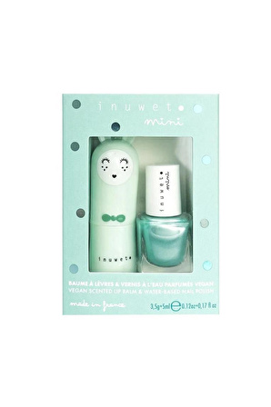 Inuwet Duo Aqua Lip Balm Oje B02+Nailpolish