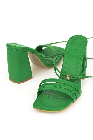 Ziya, Kadın Topuklu Sandalet 131996 346 Yeşil