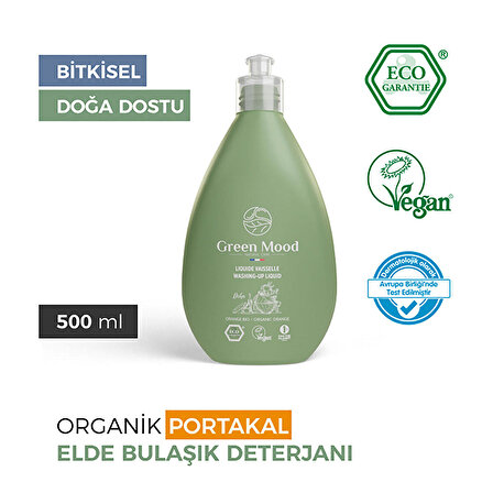 Green Mood Organik Portakal Yağlı Elde Bulaşık Deterjanı