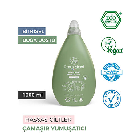 Green Mood Hassas Ciltler için Sensitive Çamaşır Yumuşatıcı