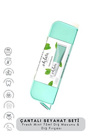  Fresh Mint 75 ml + Dental Luxe Diş Fırçası  Premium Seyahat seti