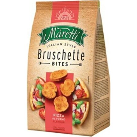 Maretti Bruschette Pizza Flavour  Kızarmış Ekmek 70 gr x 5'li