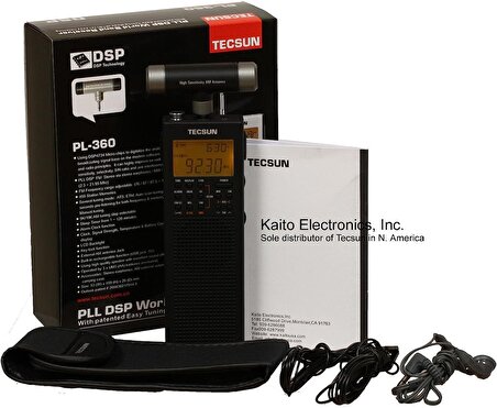 Tecsun PL-360 Dijital PLL Taşınabilir AM/FM Kısa Dalga Radyo