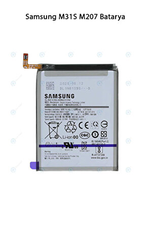 Samsung M31S Telefonlarla Uyumlu Batarya 6000 mAh