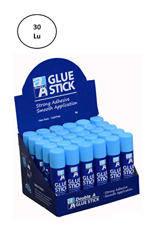 Double A Glue Stick Yapıştırıcı 8 Gram 30'lu