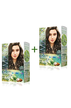 2 Paket Natural Beauty Amonyaksız Saç Boyası 7.11 Yoğun KüllüKumral