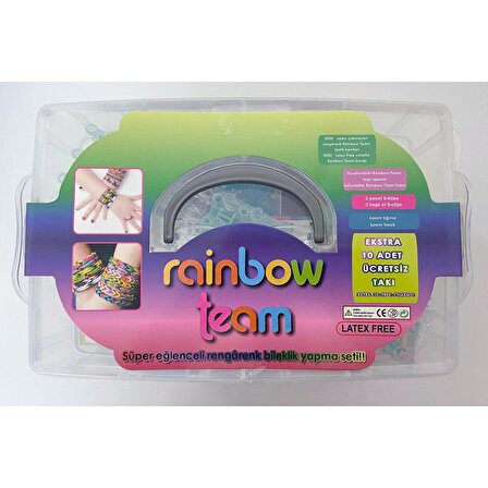 Rainbow Team 3000 Parça Mega Bileklik Yapım Seti Rainbow 3000