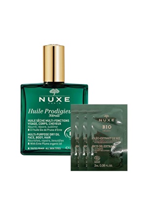 Nuxe Huile Prodigieuse Neroli Yağ 100 ml + 3x2ml Yağ Hediye