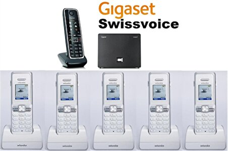 Gigaset C530 6 Dahili Swissvoice Telsiz Kablosuz Telefon Santrali