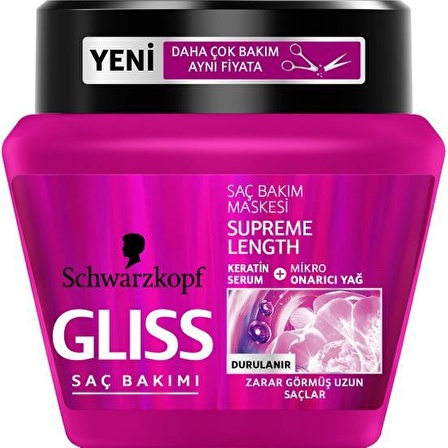 Glıss Saç Maskesi Supreme Length 300 Ml