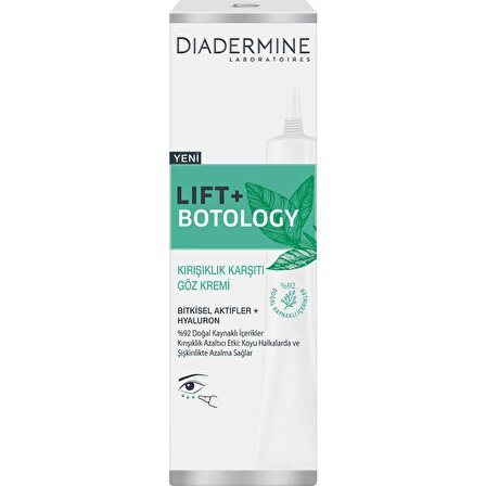 Diadermine Lift + Botology Kırışıklık Karşıtı Hyalüronik Asit 30 Yaş + Gece Göz Kremi 15 ml 