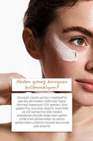 Sinoz Spf 50 Sebum Dengeleyici Aydınlatıcı Yüksek Koruma Yüz Güneş Kremi 50 ml Karma Yağlı Ciltler İçin