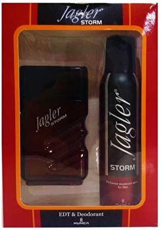 Jagler Edt 90 ML+Deo Erkek Storm x 4 Adet