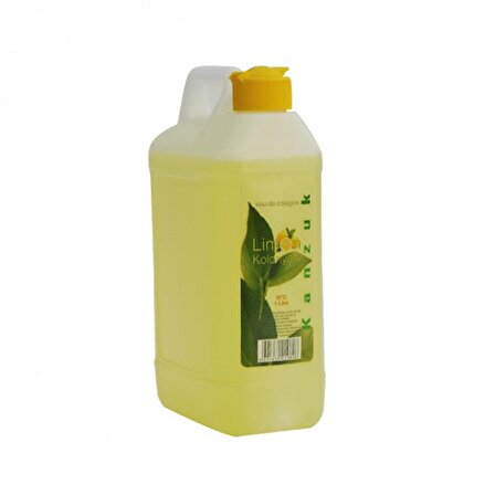 Kanzuk Limon Kolonyası 80 Derece Pet Şişe 1000 ml 2 Adet