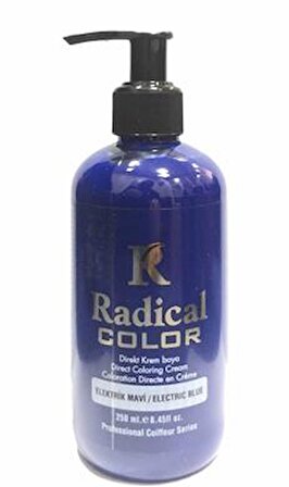 Radical Color Su Bazlı Saç Boyası 250 ml Elektrık Mavi  x 2 Adet
