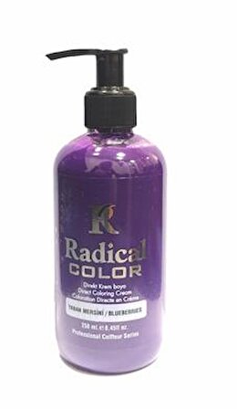 Radical Color Su Bazlı Saç Boyası 250 ml Yaban Mersini x 4 Adet