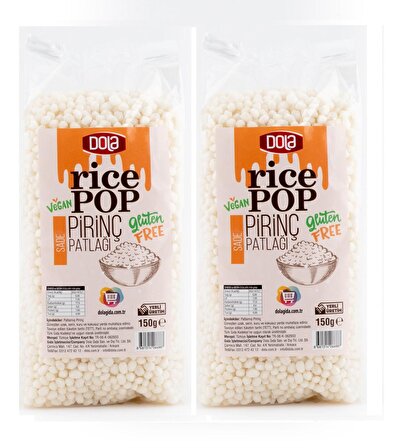 Dola Pirinç Patlağı Rice Pop Sade 150 gr 2 Adet