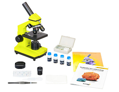 Levenhuk Rainbow 2L Plus Mikroskop Lime