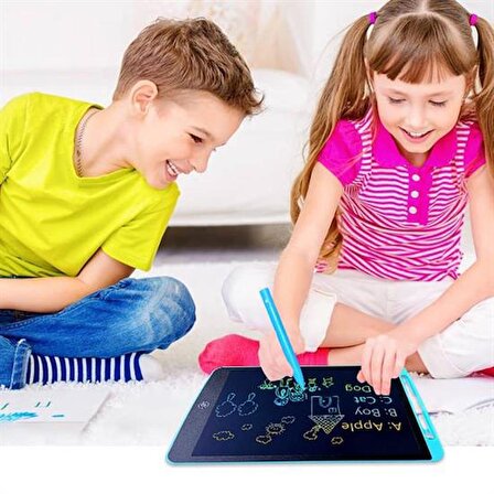 Çocuklar İçin Eğitici 8.5 İnç Ekranlı Kalemli Renkli Yazı Yazma ve Resim Çizme Tableti (3877)