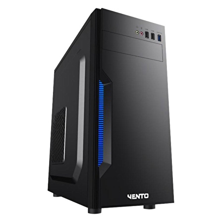 VENTO TA-K61 750W 1X80MM FAN USB 3.0 MİDİ TOWER SİYAH KASA 