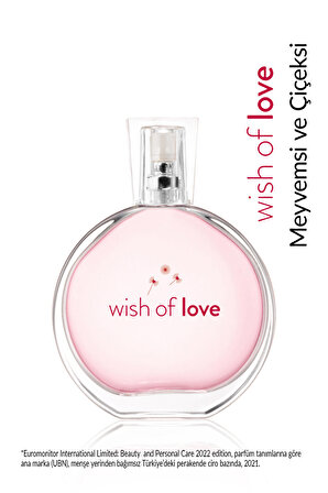 Avon Wish Of Love Kadın Parfüm Edt 50 Ml. Üçlü Set