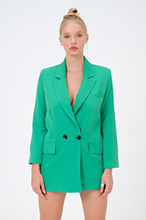 Dress Cabinet Kadın Üç Cepli Blazer Ceket