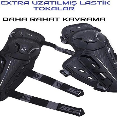 SCOYCO K26 SİYAH KORUMA MOTOSİKLET DİZLİK