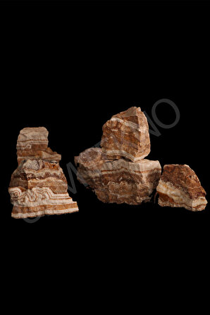 5 kg Akvaryum Kaya1.Kalite Damarlı Doğal Akvaryum Dekoru Onix Kaya Akvaryum Kayası