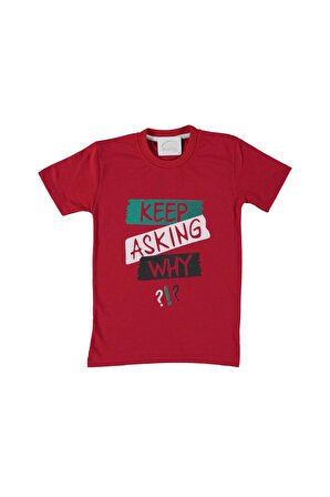 Erkek Çocuk Keep Baskılı T-shirt