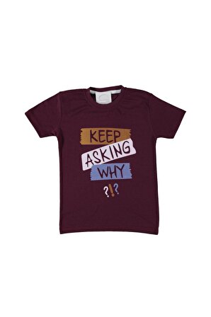Erkek Çocuk Keep Baskılı T-shirt