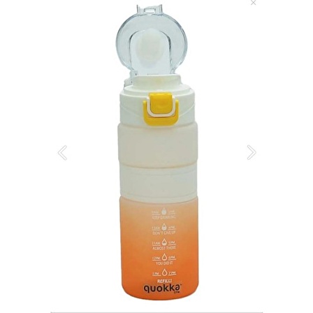 Taros Quokka Life Rıng Colors Matara 6991 600 ml TURUNCU BEYAZ