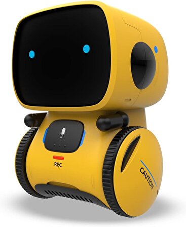 KaeKid Dokunmatik Sensörlü İnteraktif Akıllı Robotik - Sarı