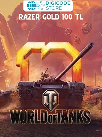 World of Tanks Razer Gold 100 TL E-PİN KODU