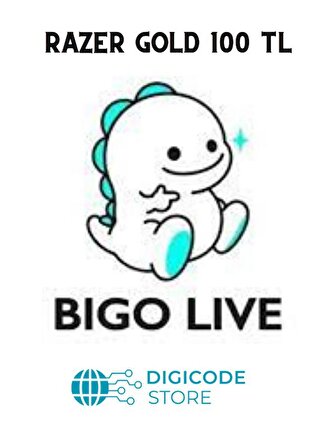 Bigo Live Razer Gold 100 TL E-PİN KODU 