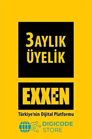  Exxen 3 Ay (Reklamsız) E-PİN KODU