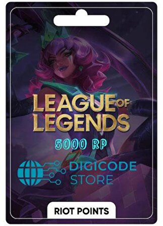 LEAGUE OF LEGENDS 5000 RP RİOT ACCESS E-PİN KODU