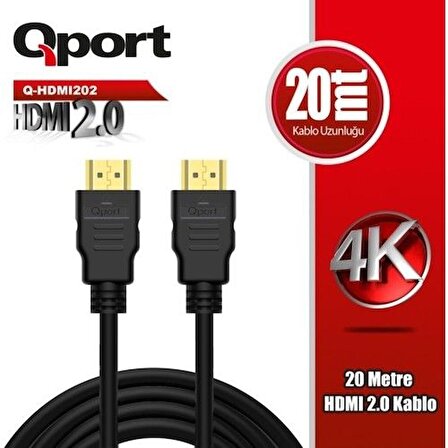 QPORT Q-HDMI202  20,0m HDMI KABLO.2.0 4K