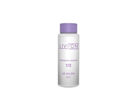 Liviton Professional Ev Tipi %12 Oksidan Krem 40 volume 60ml 3 Adet