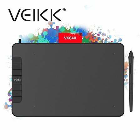 Veikk VK640 6.4 inç Grafik Tablet