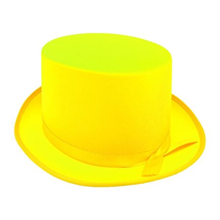 Sihirbaz Şapkası Çocuk Boy Sarı Renk (3984)