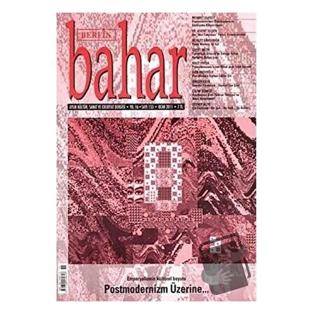 Berfin Bahar Aylık Kültür, Sanat ve Edebiyat Dergisi Sayı: 155