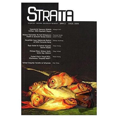 Strata İlişkisel Sosyal Bilimler Dergisi Sayı: 2 Eylül 2019 / Strata Dergisi